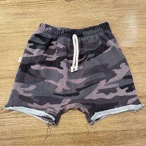 Childhoods Black Camo Shorts 6/7